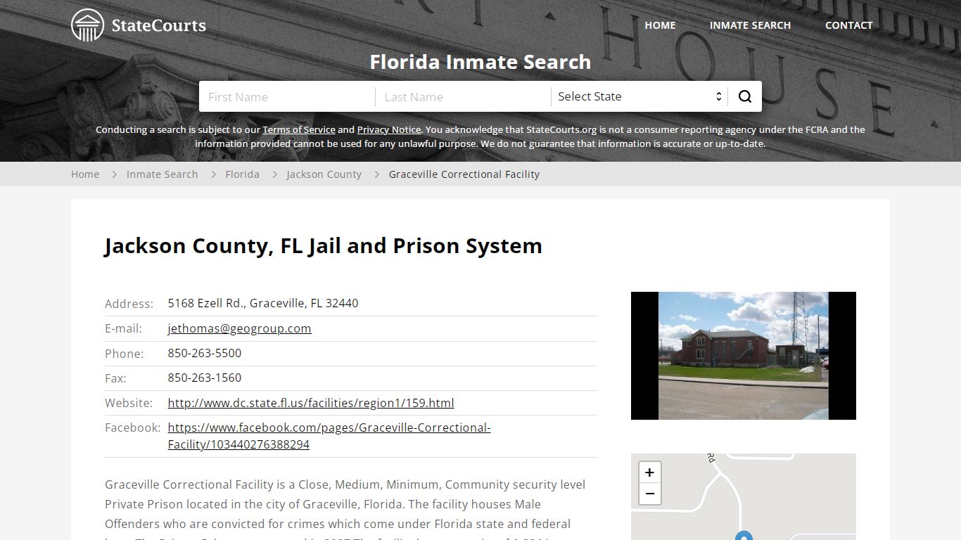 Graceville Correctional Facility Inmate Records Search ...